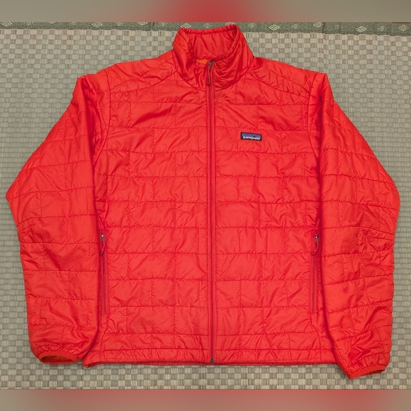 Patagonia Nanopuff Jacket Orange Men's Size Medium - Picture 1 of 7